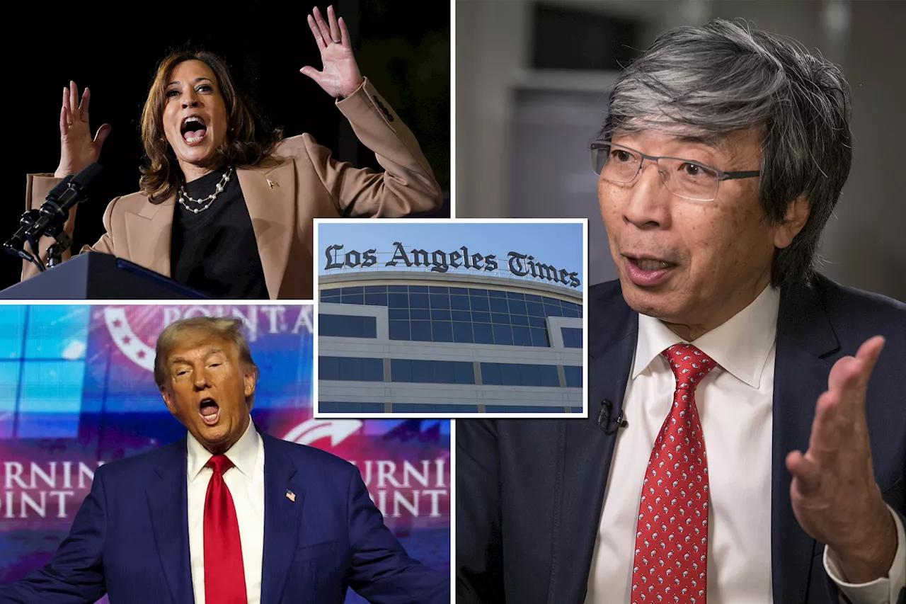 Two more LA Times editors quit after owner calls off Kamala Harris endorsement