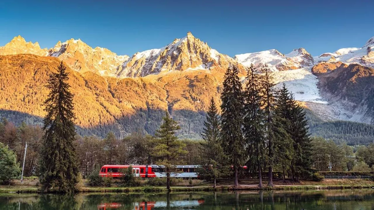 Ce train historique vous offre un somptueux voyage au pied du Mont-Blanc