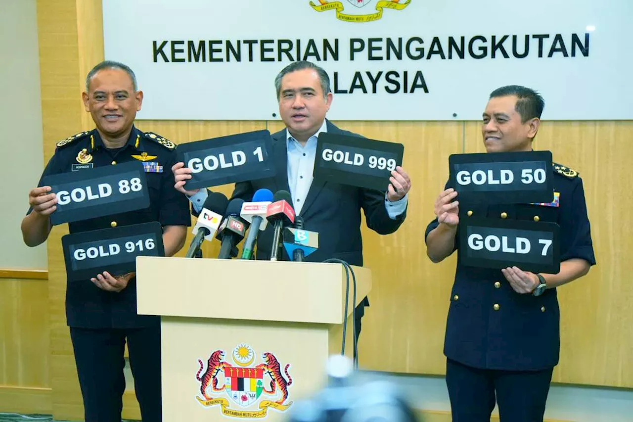 GOLD number plate series makes over RM17 million in revenue, attracted more than 23,000 bidders