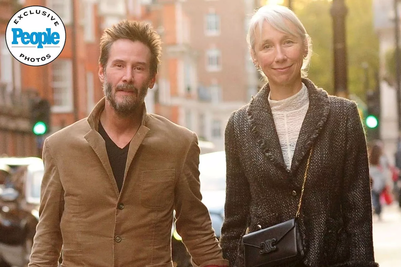 Keanu Reeves Holds Hands with Girlfriend Alexandra Grant During Stylish Outing in London (Exclusive)