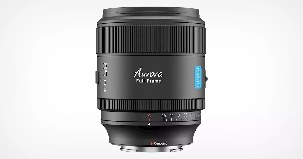 The Aurora 85mm f/1.4 is Sirui’s First Full-Frame Autofocus Lens