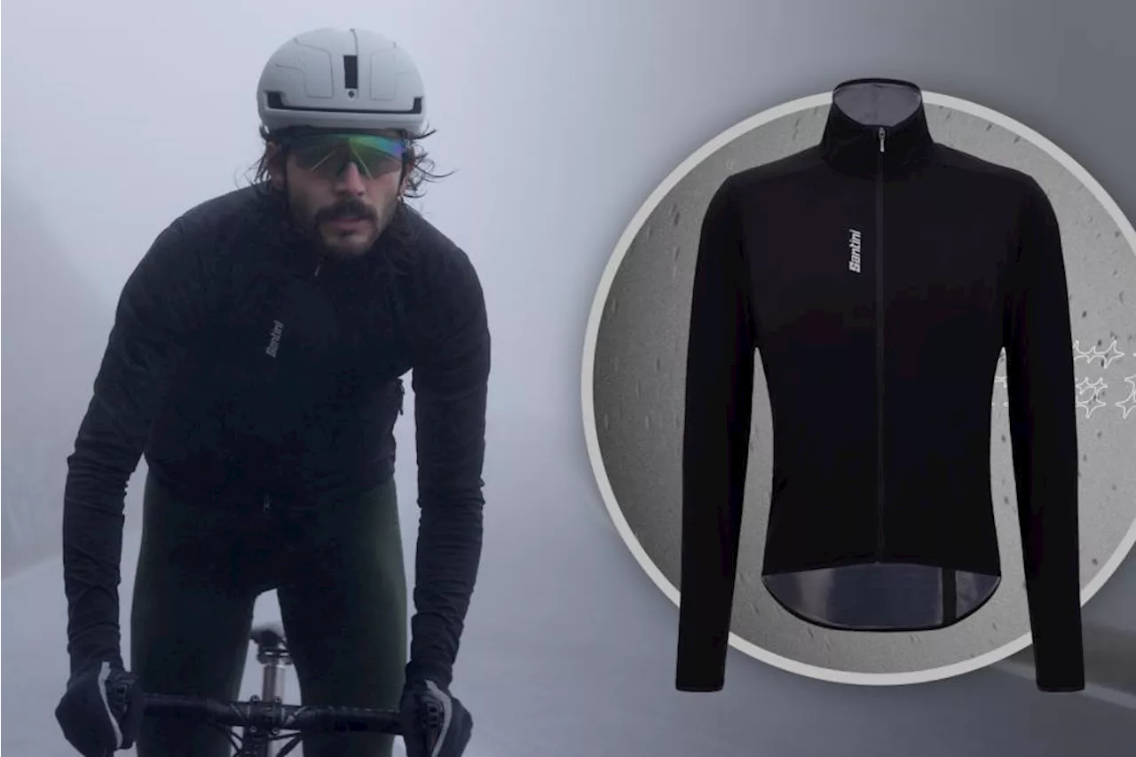 Is this the more environmentally-friendly cycling waterproof we've been waiting for? A first ride in the new Santini Magic rain jacket