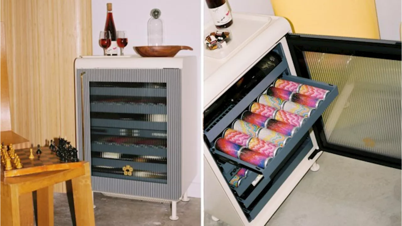 This New Smart Wine Fridge Blends Modern Tech With Midcentury Design