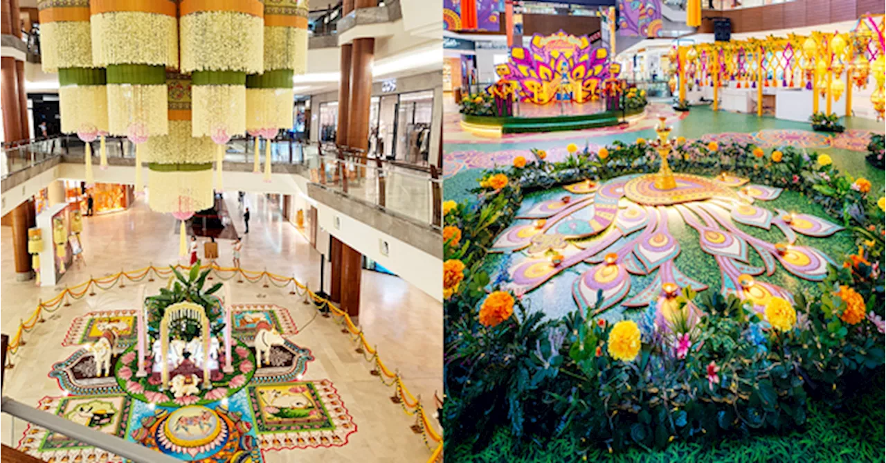 [PHOTOS] 10 Malls In Malaysia That Went All Out With Their Deepavali Decorations This 2024