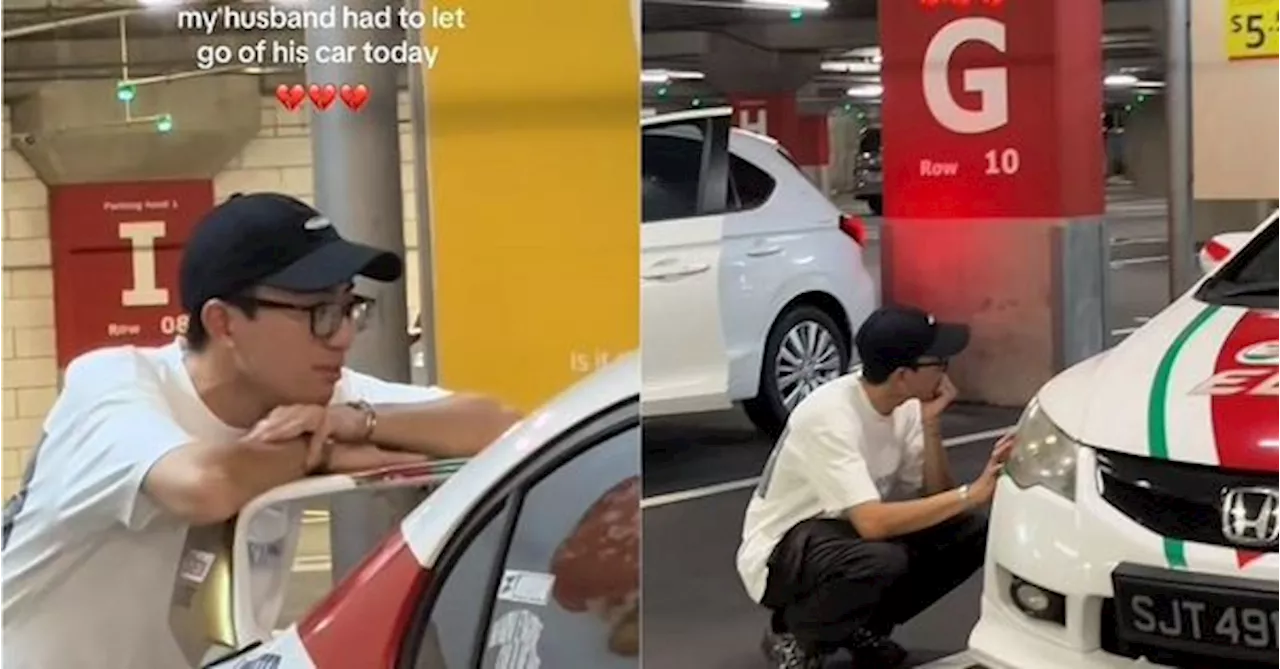 [VIDEO] Singaporean Man Bids Tearful Goodbye To His Honda Civic Before It Gets Scrapped