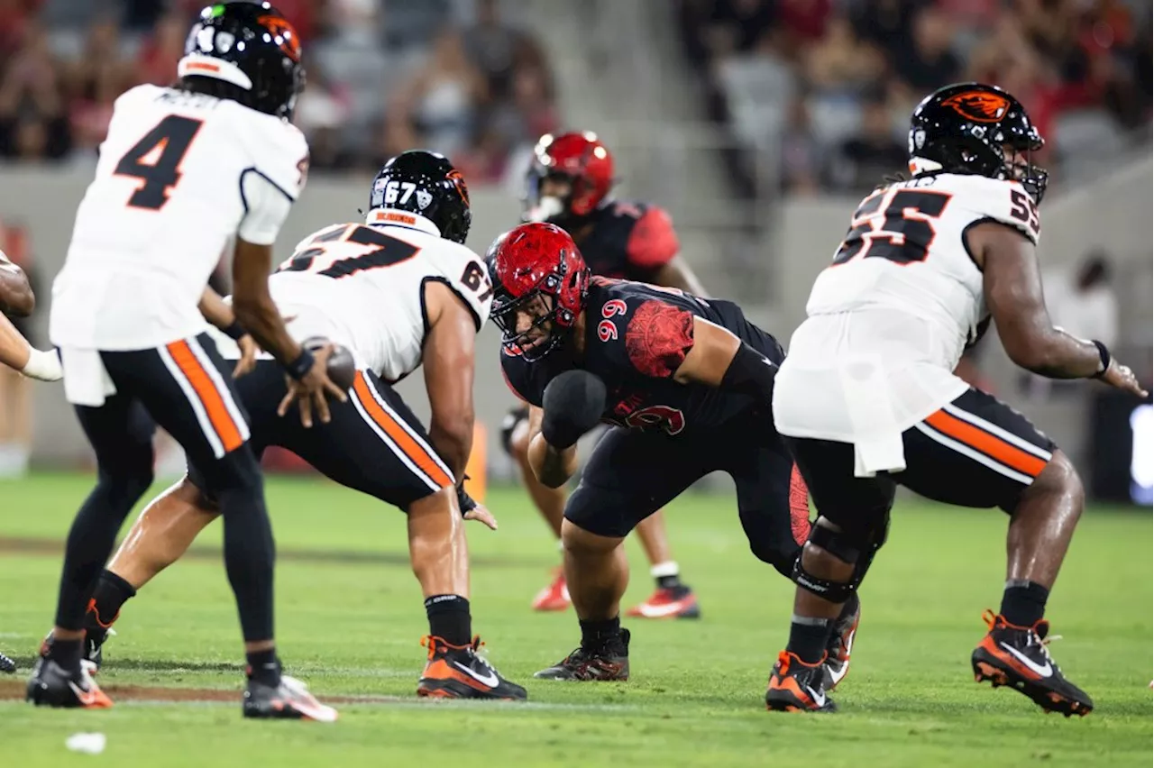 Aztecs hoping to have injured starting linebackers Tano Letuli, Owen Chambliss back to face Washington State