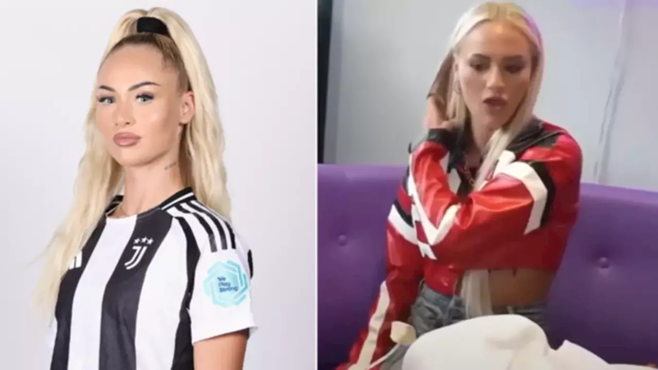 Juventus star Alisha Lehmann stunned fans after revealing the biggest celebrity to slide into her DMs