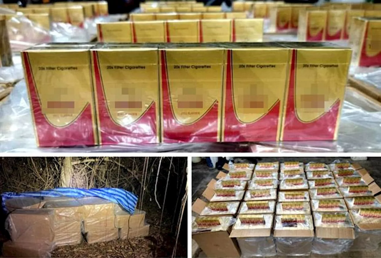 Cops seize illicit smokes worth RM330,000 at Malaysia-Thai border