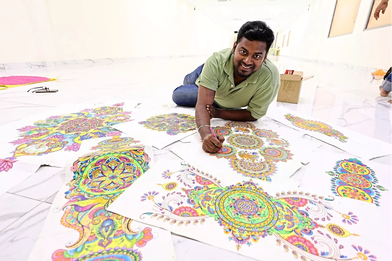 Malaysian kolam artist adds colour to Deepavali while empowering community