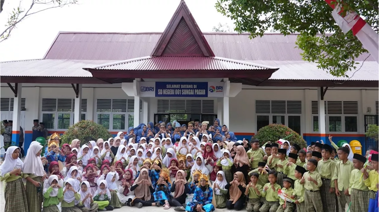 'BRI Peduli Ini Sekolahku' Renovasi SDN 001 Sungai Pagar, Wujudkan Mimpi Anak-anak Belajar dengan Tenang