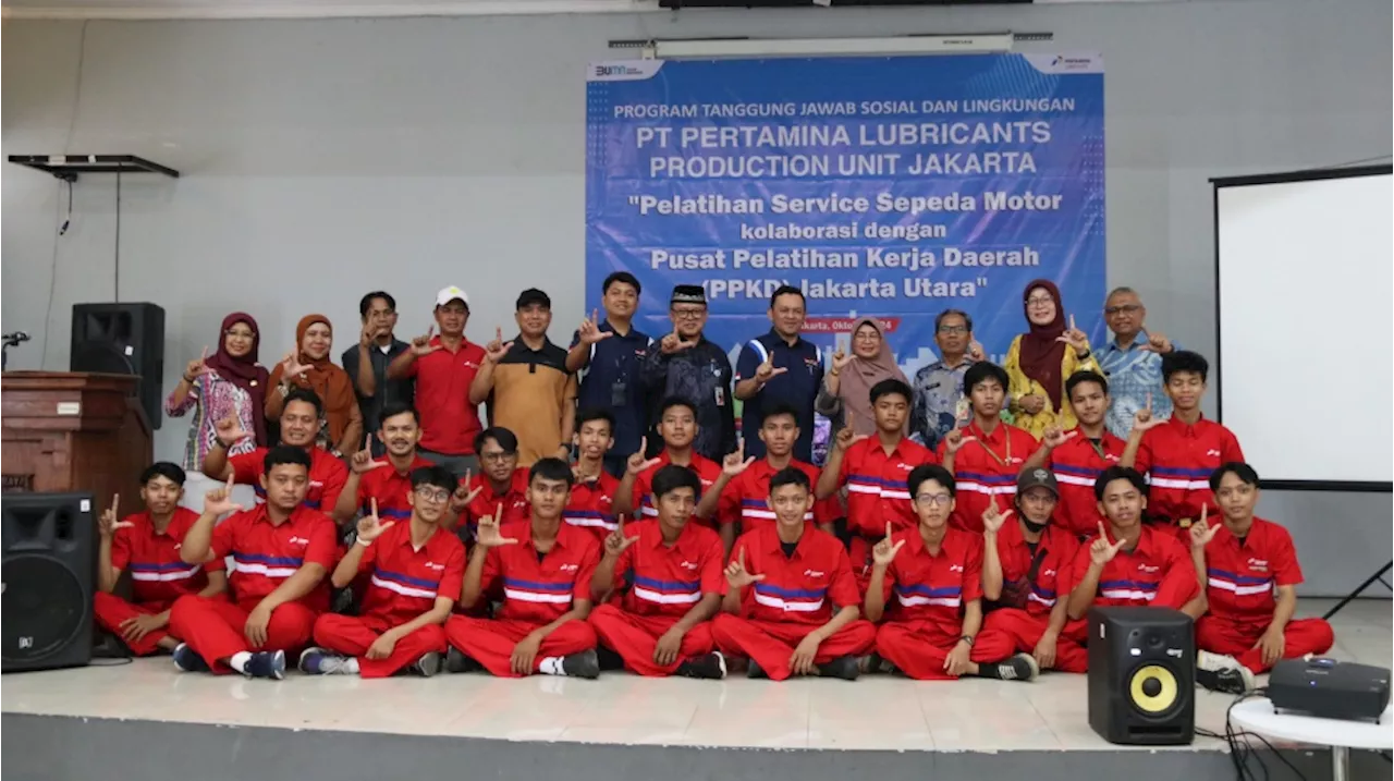 Latih Warga Jakarta Servis Sepeda Motor, Pertamina Lubricants Ingin Buka Peluang Wirausaha