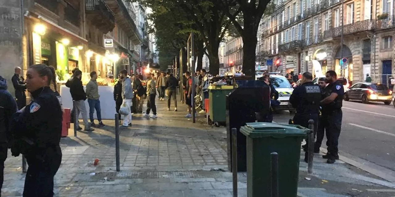 Bordeaux : quatre suspects toujours en garde à vue après une rixe en bas du cours Victor-Hugo