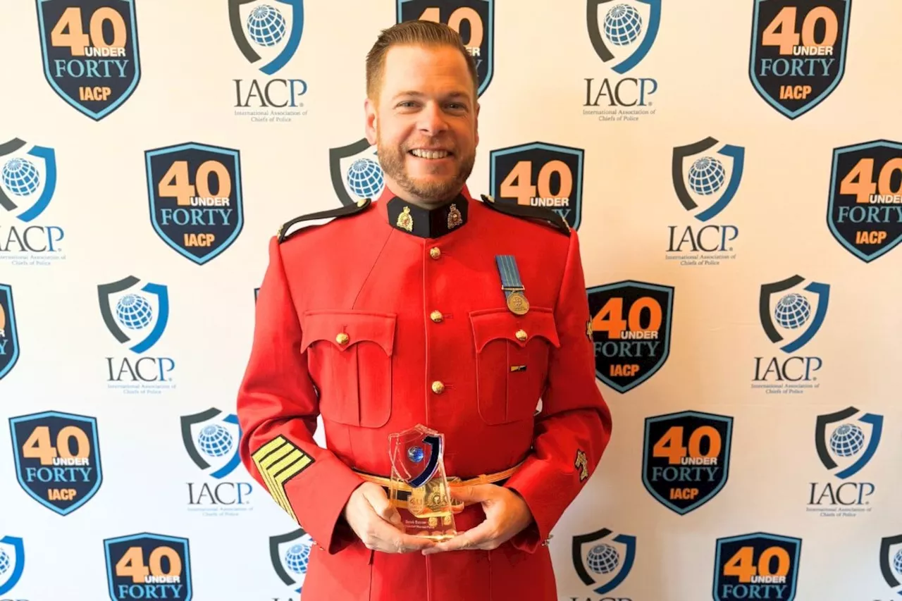 B.C. Mountie named one of world’s top 40 cops under 40