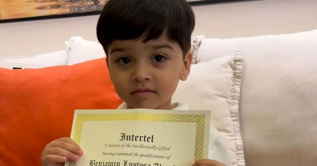 Menino de 2 anos é brasileiro mais novo a entrar para sociedade internacional de alto QI