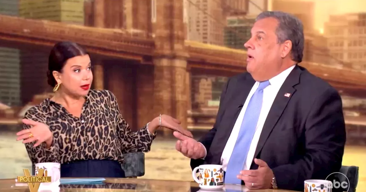 Ana Navarro Spars With Chris Christie on ‘The View’: Stop Attacking Kamala Harris!