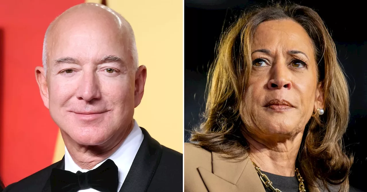 Washington Post Says Jeff Bezos Banned it From Endorsing Kamala Harris