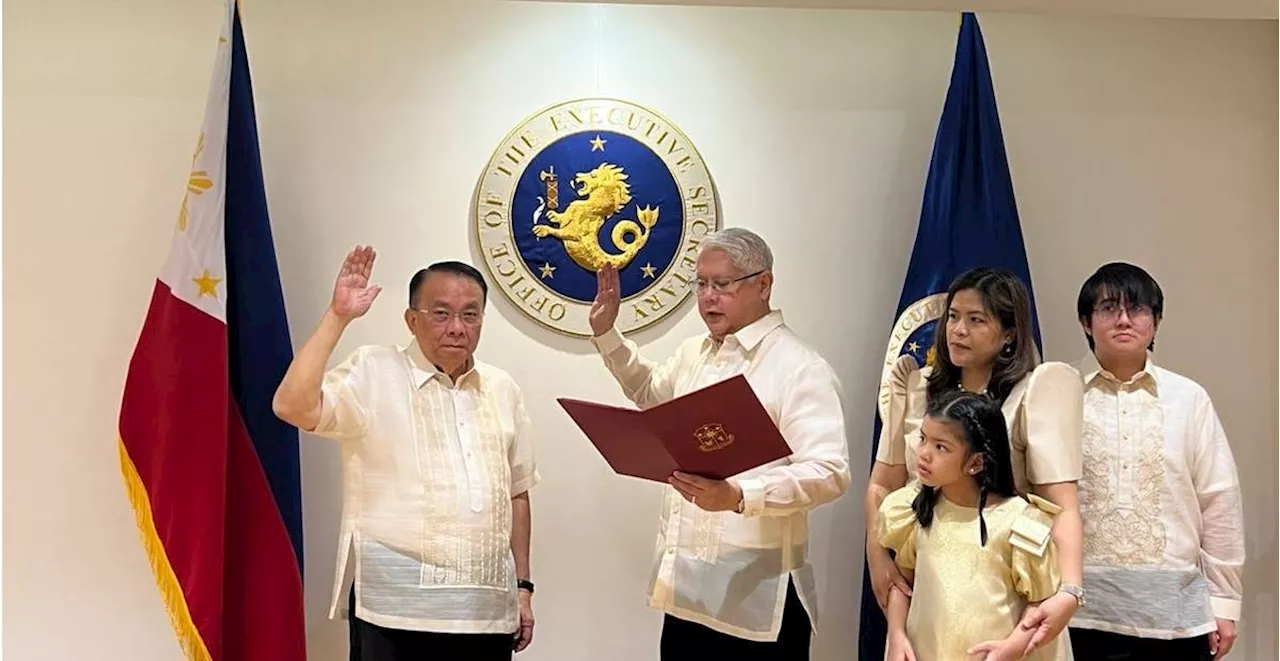 Ang II sworn in as Filipinos overseas commission head