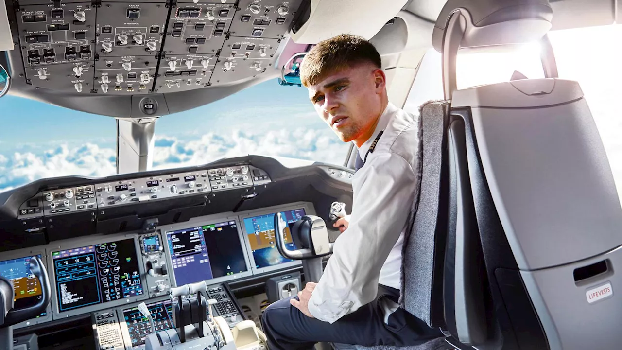 I’m a rising Premier League star and been tipped for England – but I’m training to be an AIRLINE PILOT when...