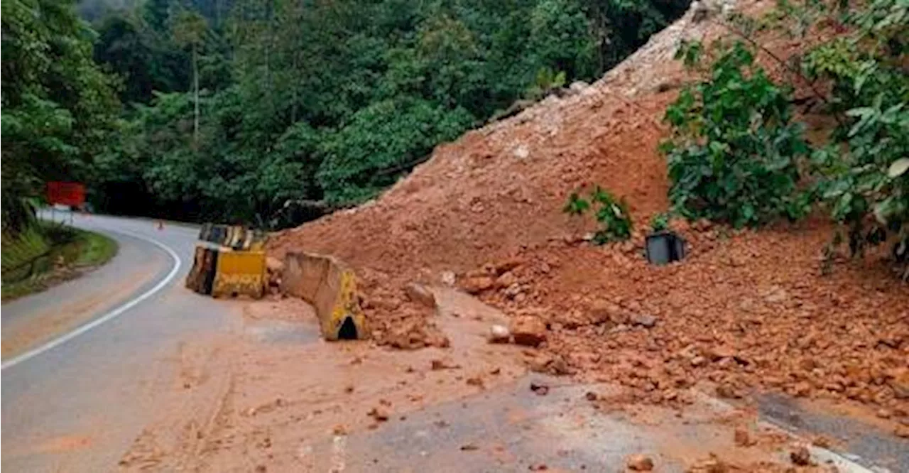 Landslide: Road at KM 43.4 Simpang Pulai-Cameron Highlands closed