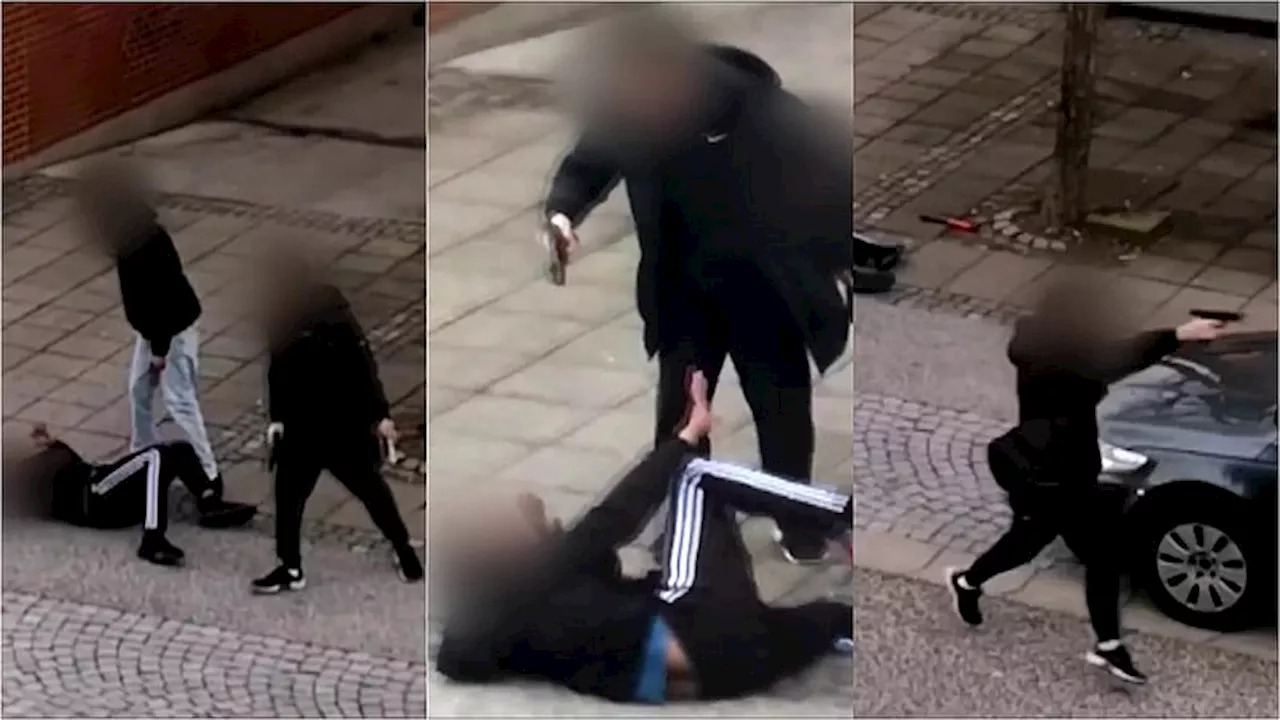 22-årig blev skudt på åben gade i voldsomt opgør