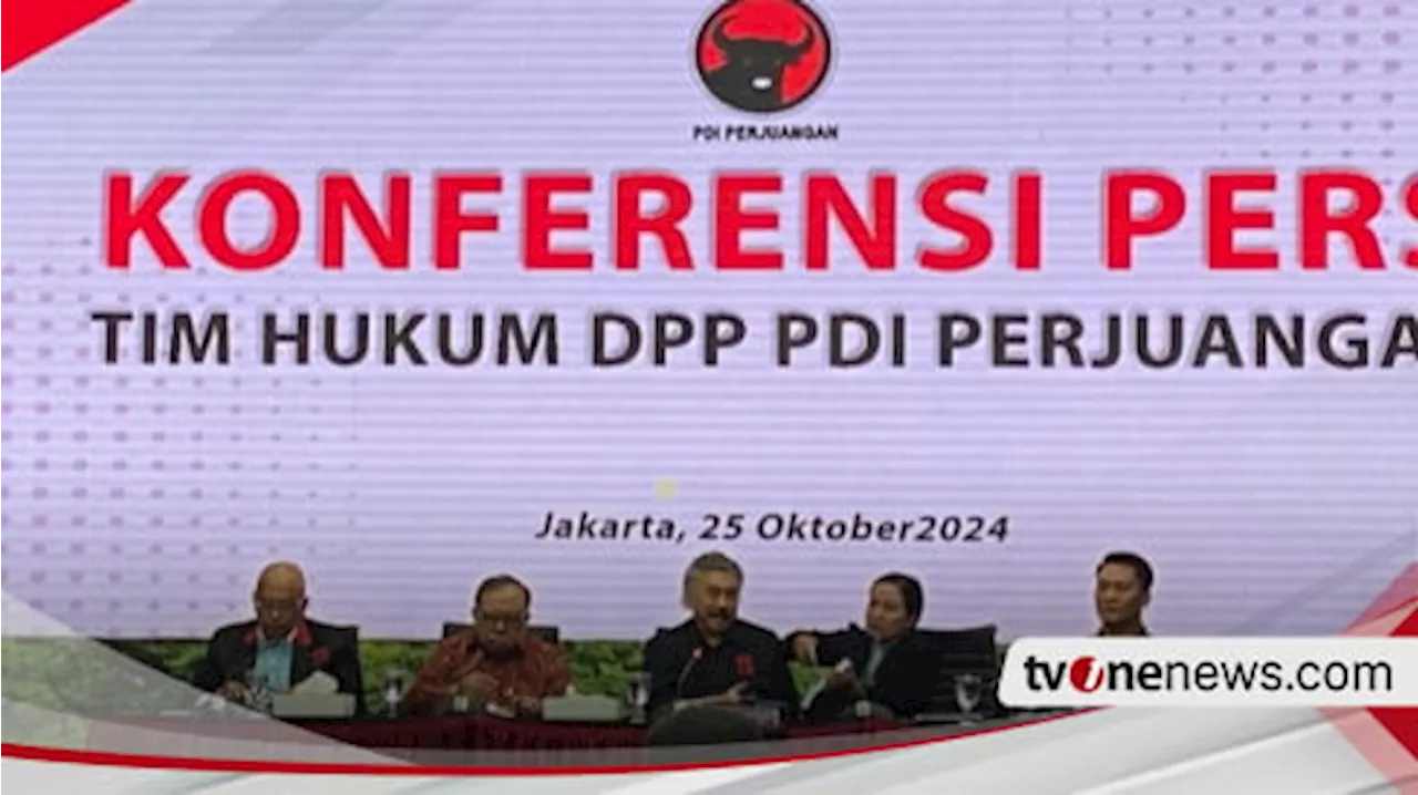 Tim Hukum PDIP Bakal Usul ke Megawati Tak Perlu Lanjutkan Gugatan Pencalonan Gibran