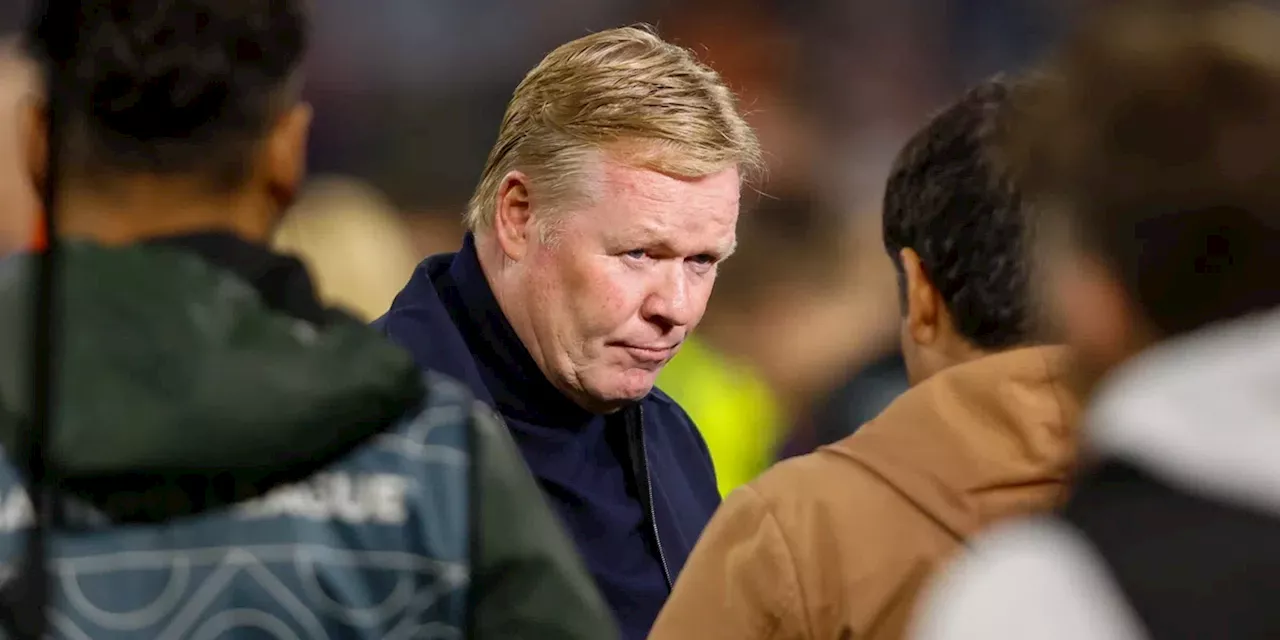 Koeman zet Oranje-deur op een kier: 'We houden dat nauwlettend in de gaten'