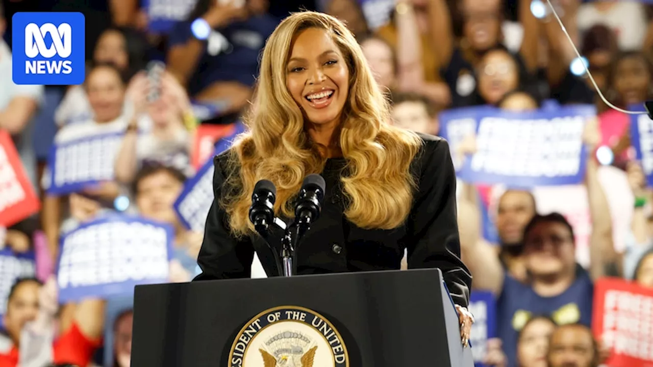 Beyoncé endorses Kamala Harris at Texas rally for US presidential candidate