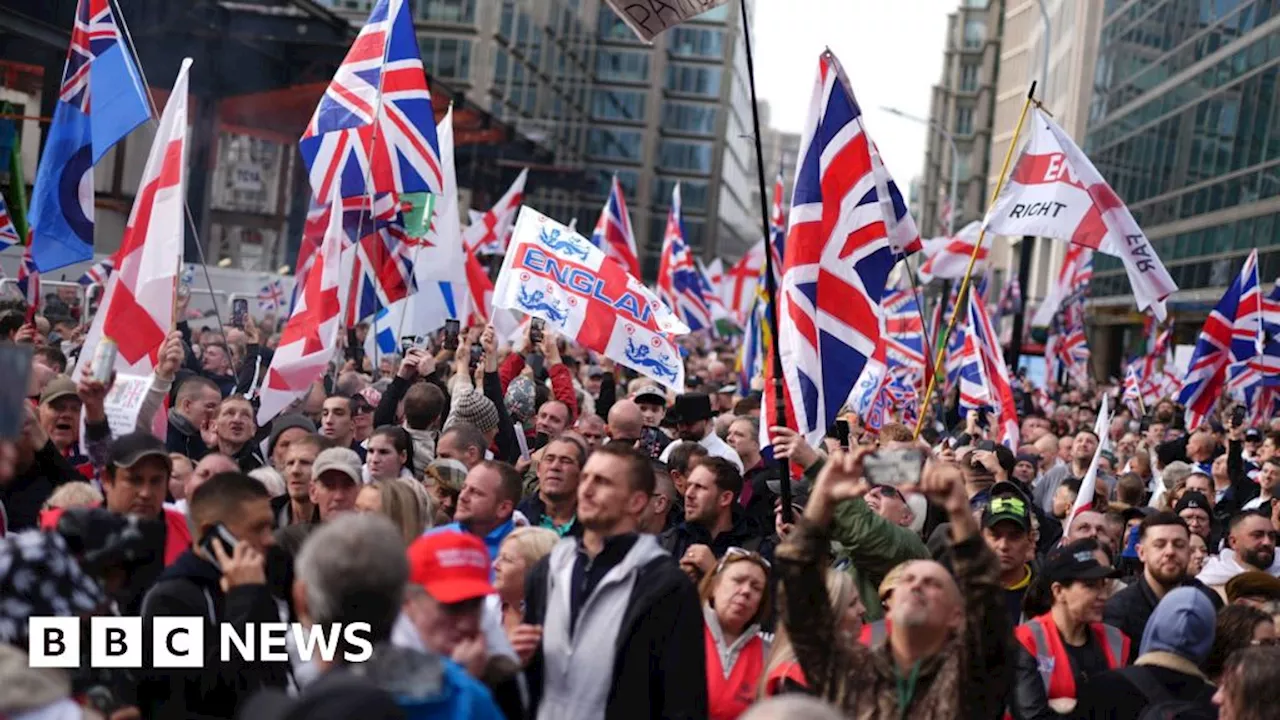 Thousands march in London over deaths in custody and riots