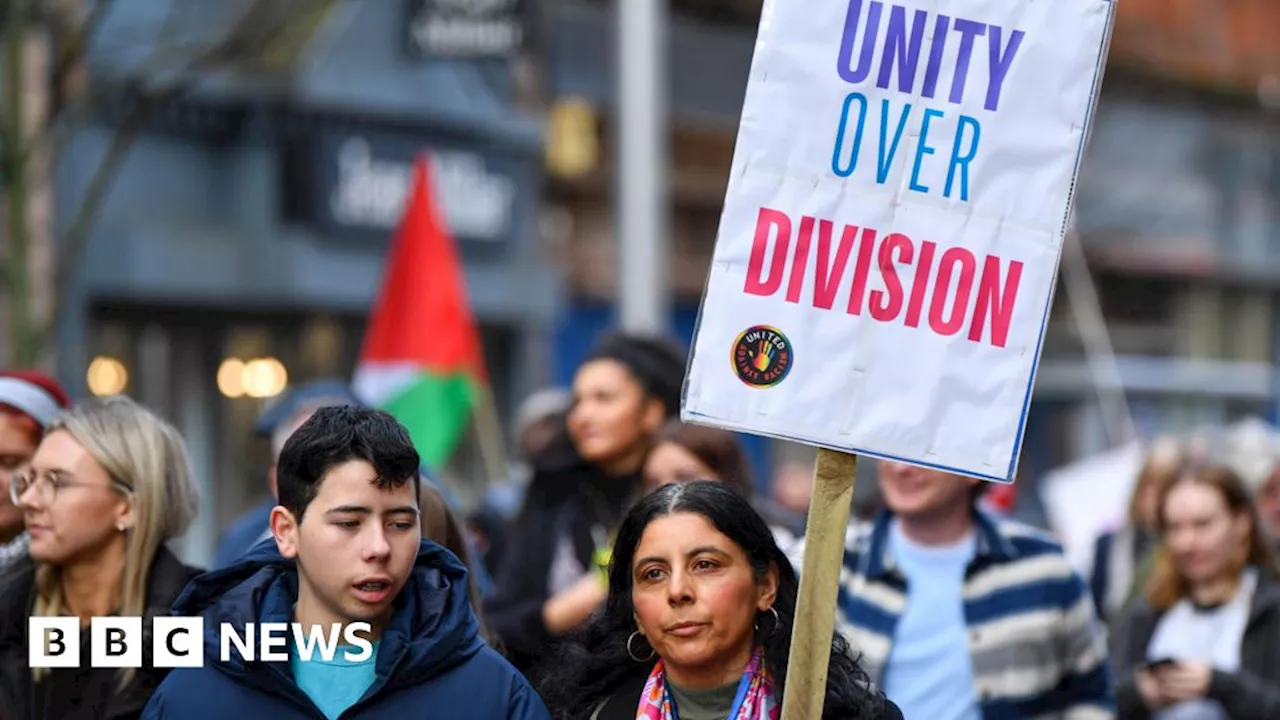 Belfast anti-racism rally taking place