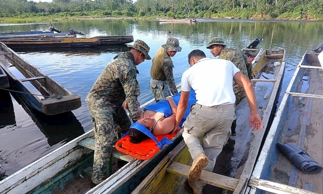 Autoridades panameñas rescataron a venezolana que se fracturó una pierna en el Darién