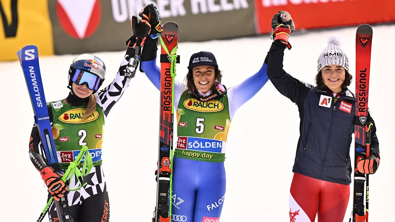 Ski-Alpin: Brignone triumphiert im Riesenslalom bei Weltcup-Auftakt in Sölden