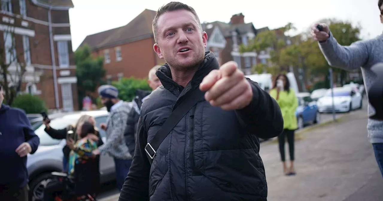 Tommy Robinson remanded in police custody as thousands gather in London