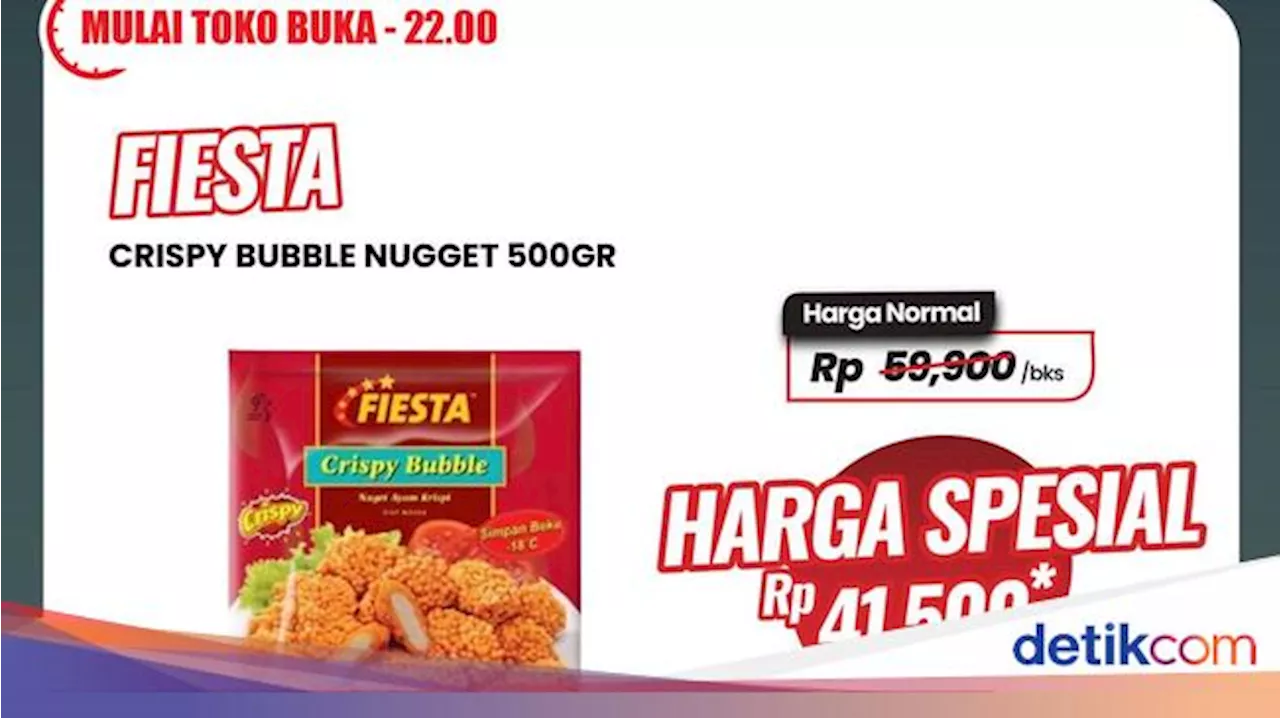 Crispy Bubble Nugget Harga Spesial Rp 41.500 di Transmart Full Day Sale