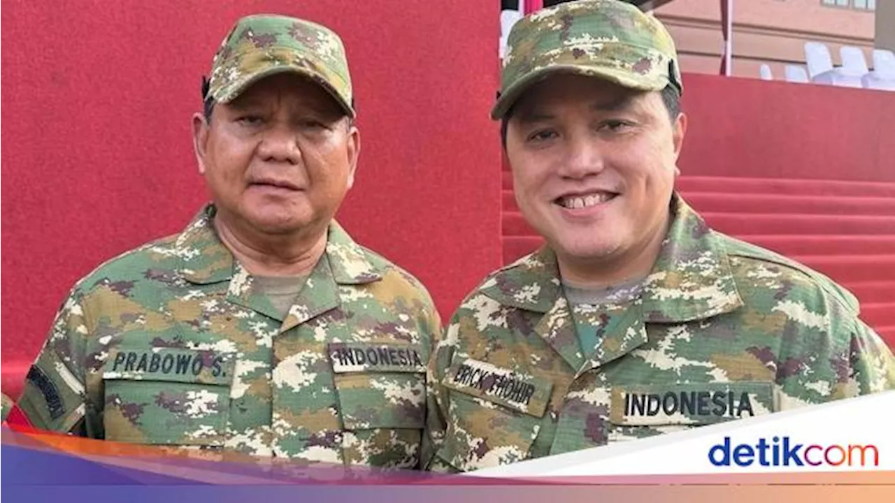 Foto Bareng Prabowo, Erick Thohir: Saya Optimistis Indonesia Jadi Negara Maju