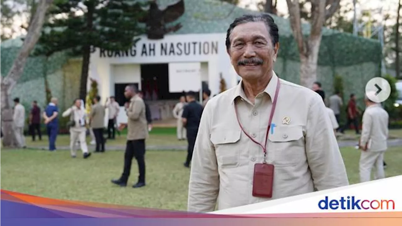 Hadiri Retreat Kabinet, Luhut: Sekarang Pak Prabowo Pimpinan Saya