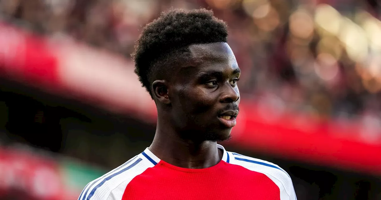 Arsenal could be without seven players for Liverpool after latest Bukaya Saka injury news