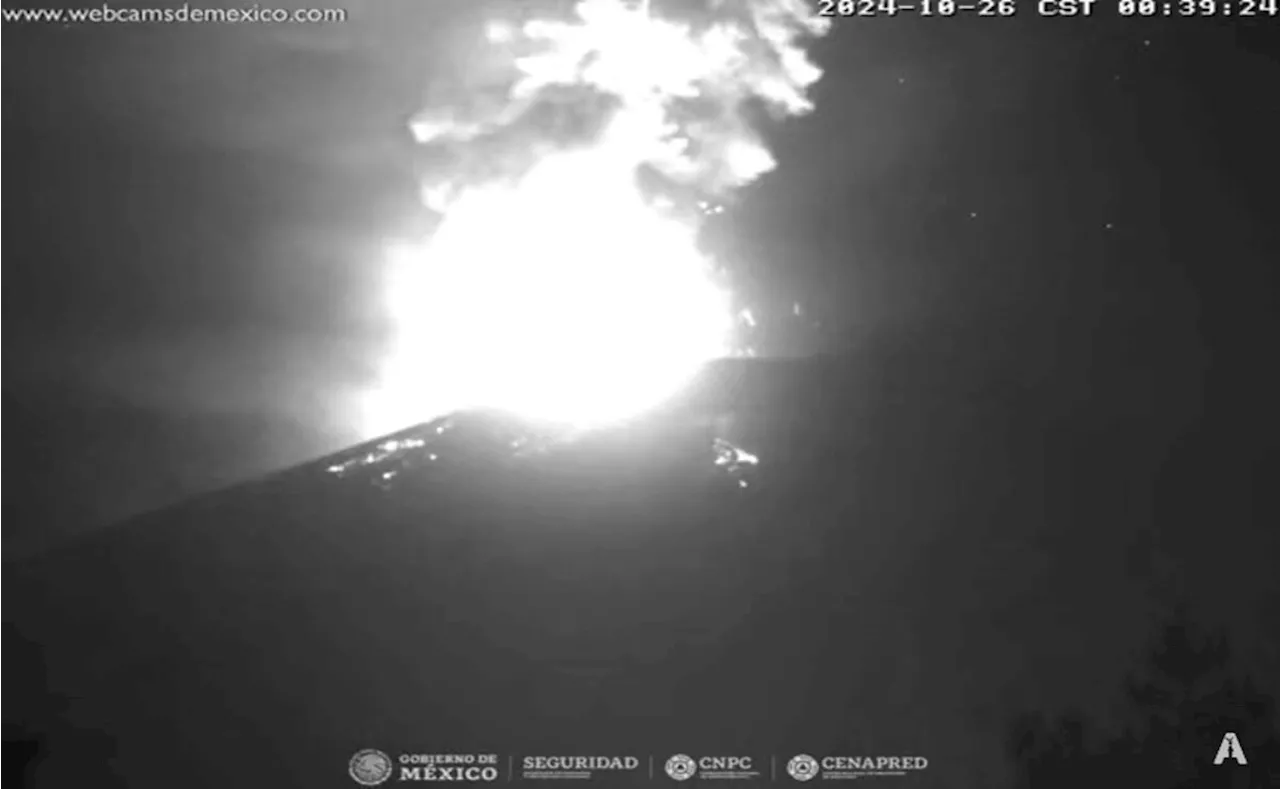 Volcán Popocatépetl: prevén caída ligera de ceniza y vuelven a suspender actividades en Aeropuerto de Puebla