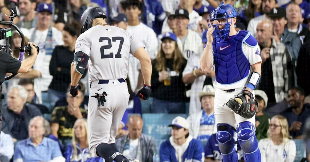 Se fue a extrainning; así terminó el primer duelo de Yankees y Dodgers