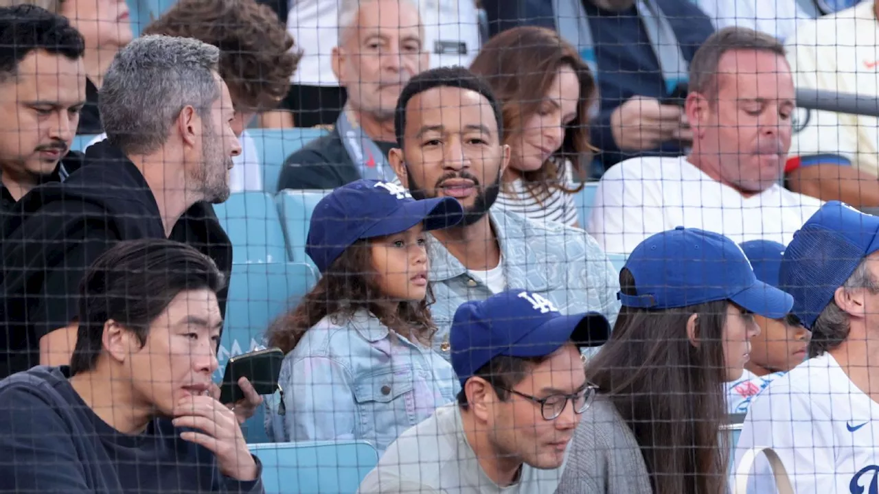 John Legend, Billie Jean King lead World Series Game 1 attendees