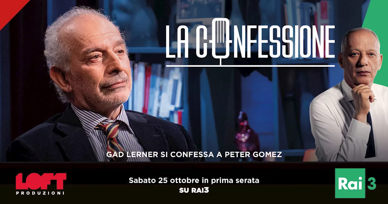 Gad Lerner a La Confessione di Gomez (Rai3): “Mio padre una persona molto difficile: era traumatizzato…