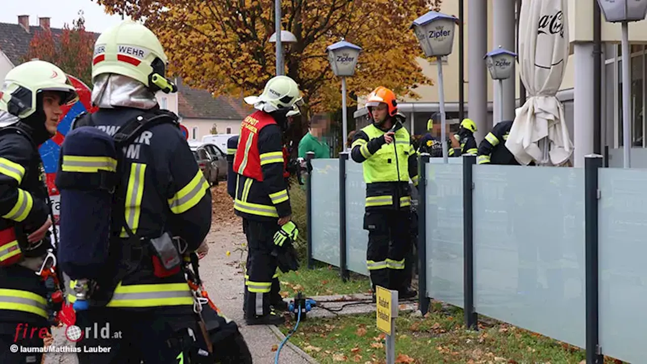 Oö: Brand in einem Pizza-Restaurant in Thalheim bei Wels