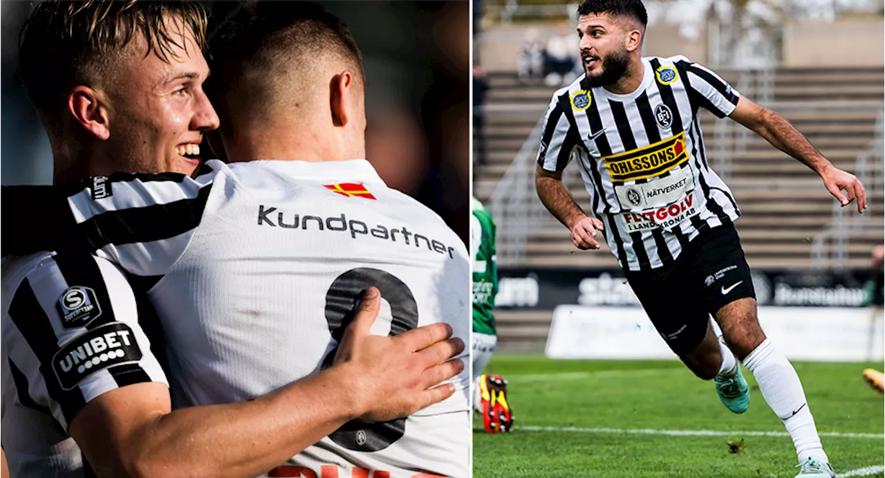 Landskrona vann säkert - går upp till allsvensk direktplats