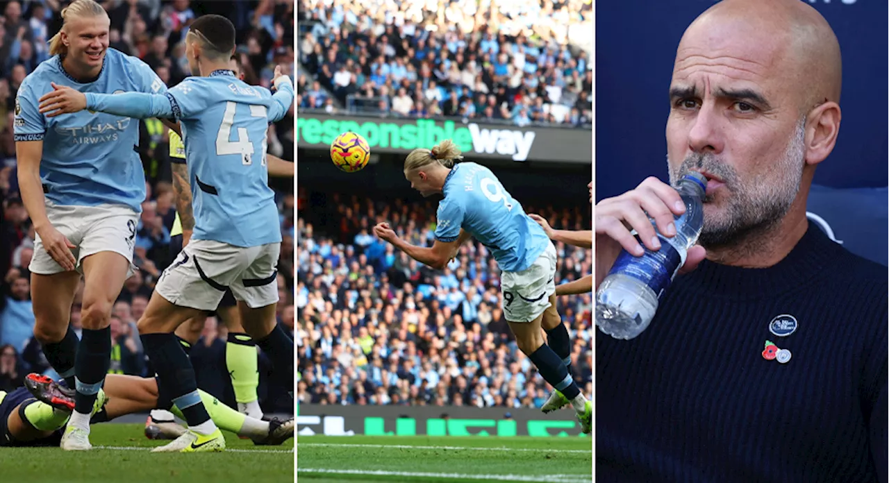 Man City upp i tabelltopp - trots Haalands jättemiss: 'Visar att han är mänsklig'