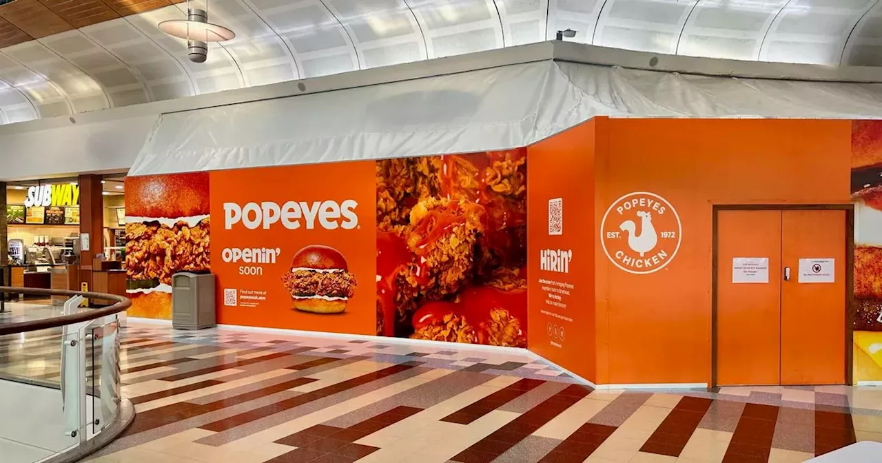 Popeyes tease new Glasgow restaurant opening inside Braehead shopping centre