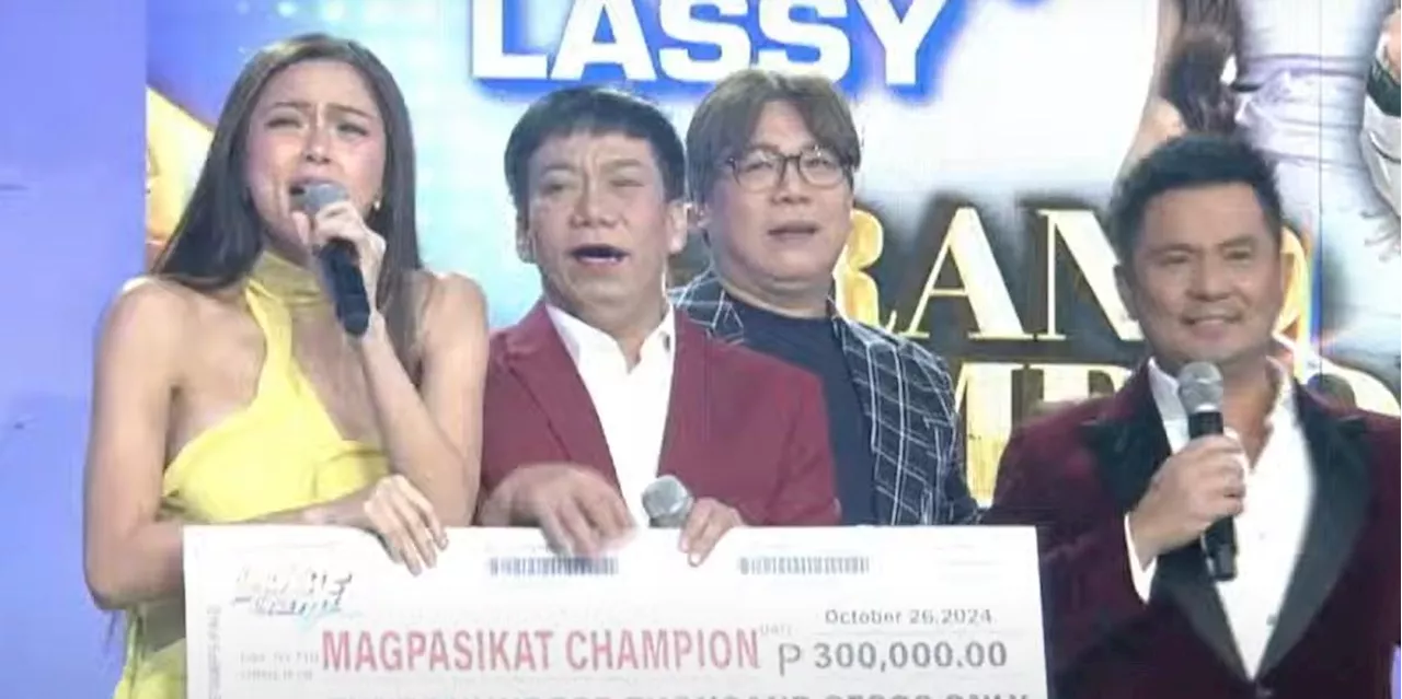 Ogie Alcasid, Kim Chiu, MC, and Lassy are the winners of 'Magpasikat' 2024