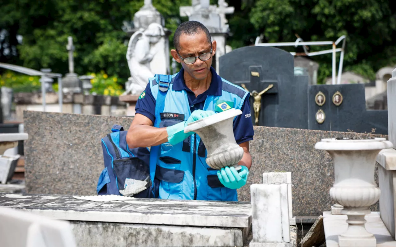 Ações contra dengue são intensificadas em cemitérios do Rio para o Dia de Finados