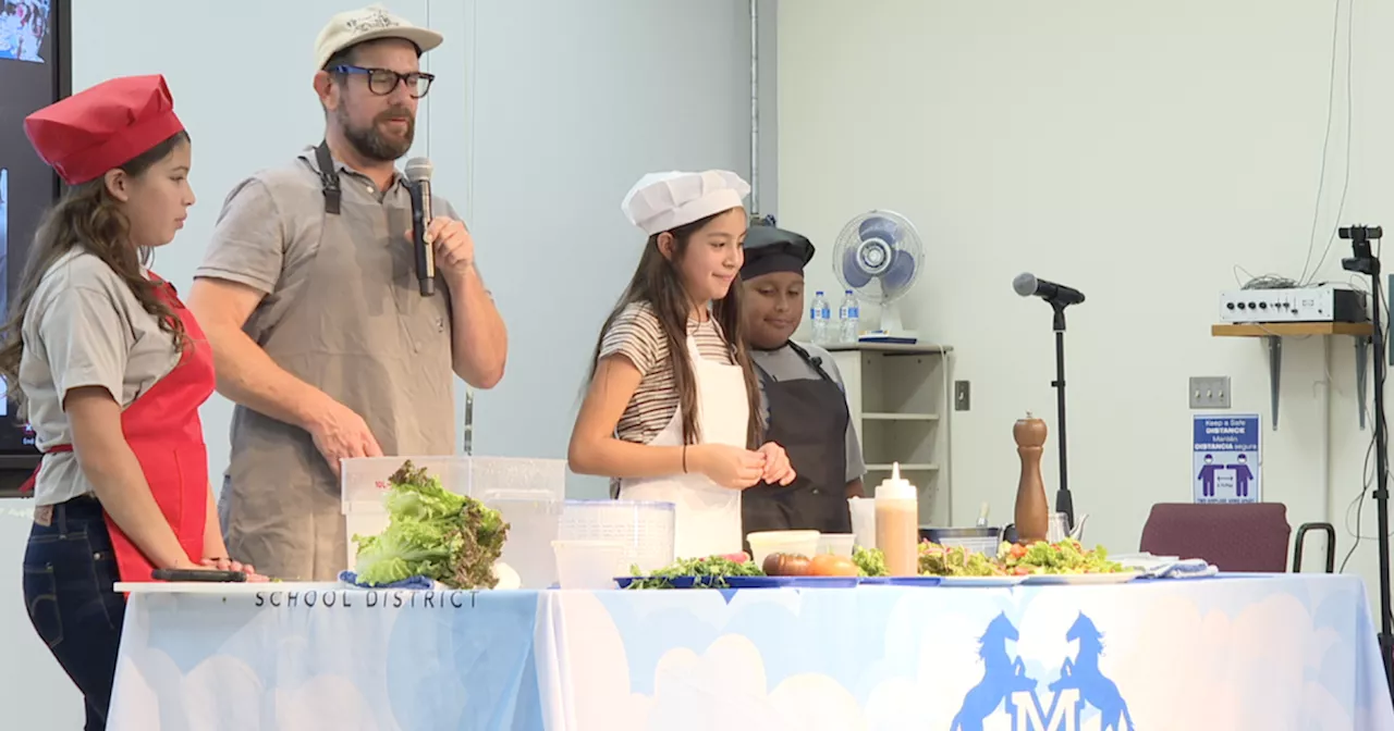 Local chef, restaurant owner teaches young students to cook