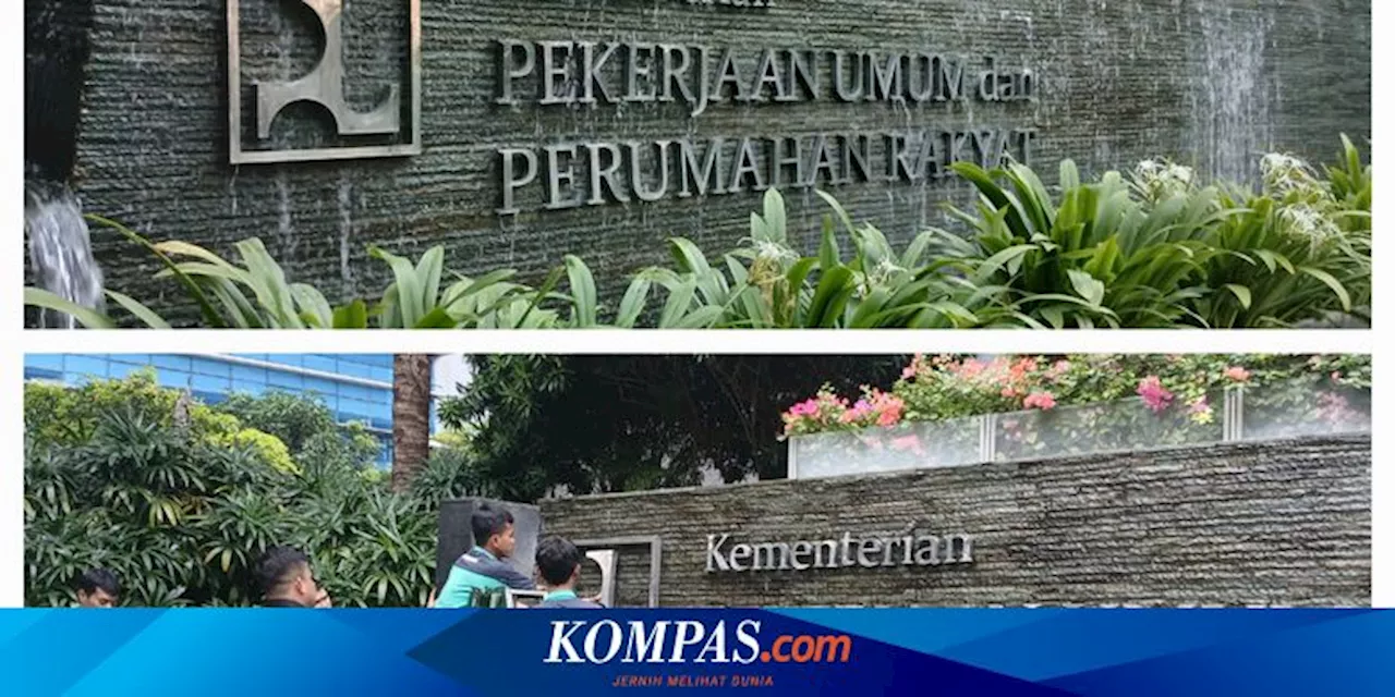 Atribut Baru Kantor Kementerian Pekerjaan Umum Telah Dipasang