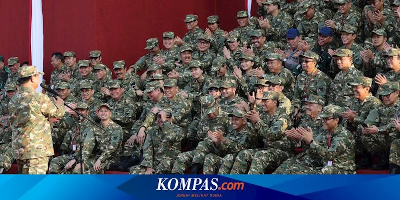 Kata Media Asing soal Retret Kabinet di Akmil, Soroti Seragam Loreng dan Menteri Naik Hercules