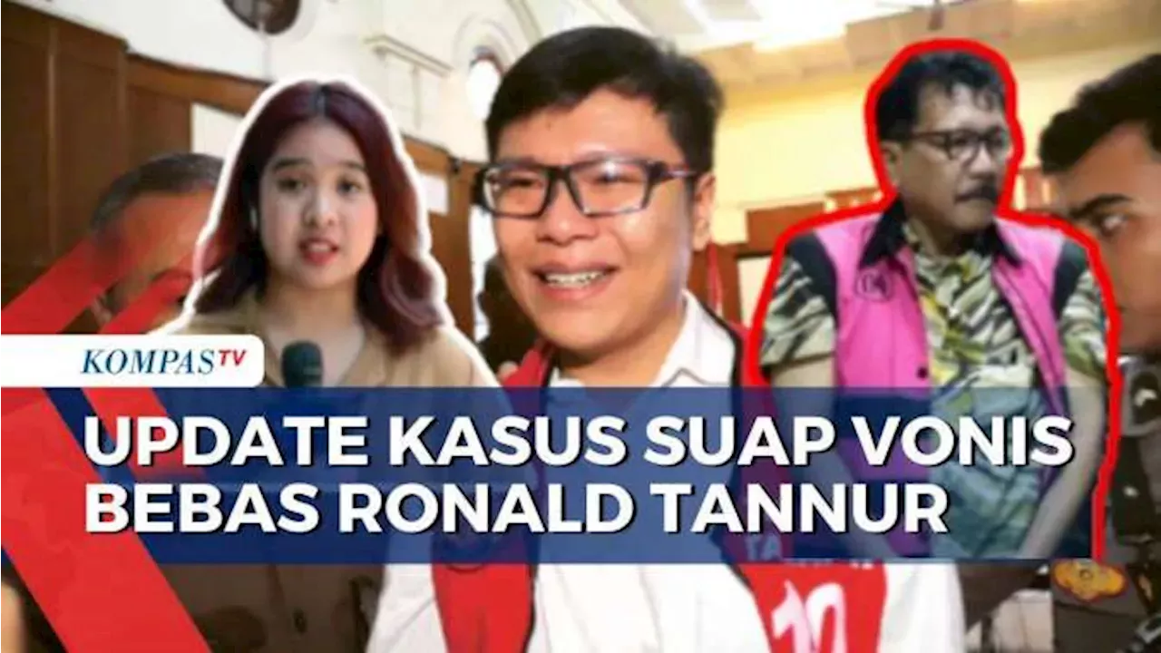 Kasus Suap Vonis Bebas Ronald Tannur, Kejagung Tahan 5 Tersangka - Suap ...